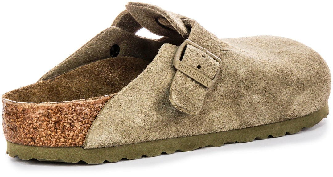 Birkenstock Boston Bs en Kaki | Coupe Régulière