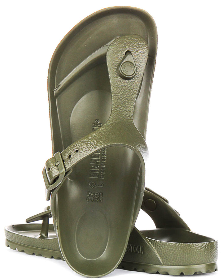 Birkenstock Gizeh Eva In Khaki | Regular Fit