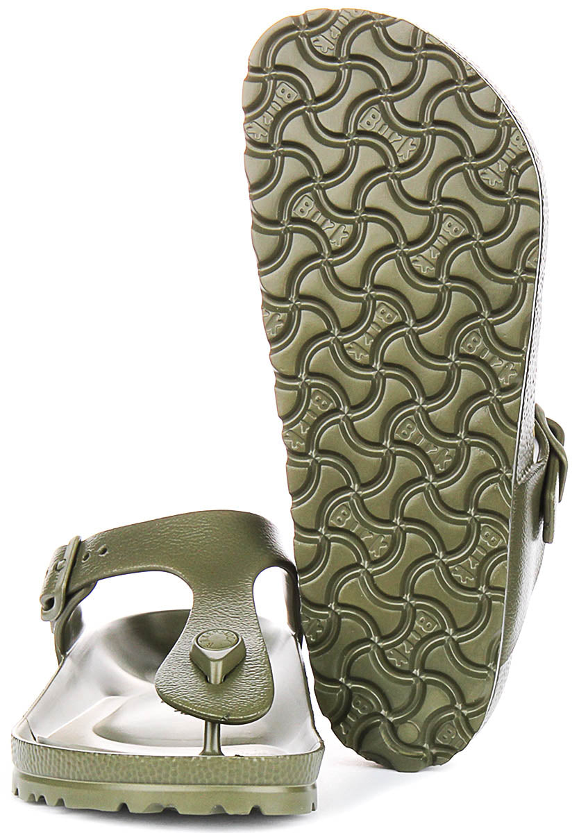 Birkenstock Gizeh Eva In Khaki | Regular Fit