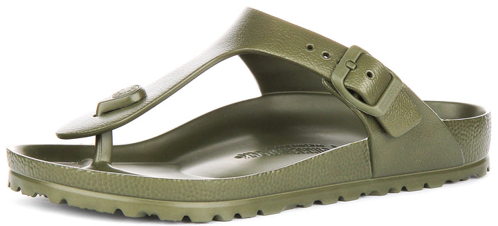 Birkenstock Gizeh Eva In Khaki | Regular Fit