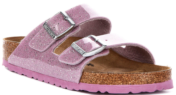 Birkenstock Arizona Kids Bs In Lavender For Juniors | Regular Fit