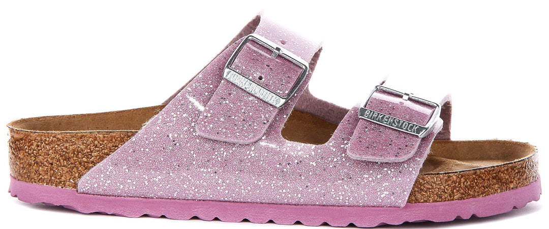 Birkenstock Arizona Kids Bs In Lavender For Juniors | Regular Fit