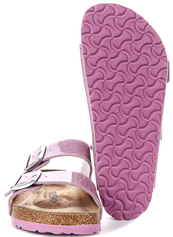 Birkenstock Arizona Kids Bs In Lavender For Juniors | Regular Fit