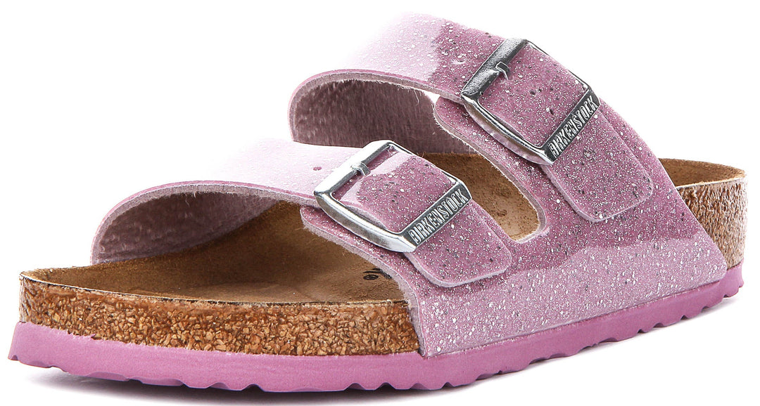 Birkenstock Arizona Kids Bs In Lavender For Juniors | Regular Fit