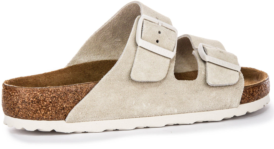 Birkenstock Arizona Bs Suède en Gris Clair | Coupe Standard