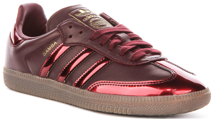 Adidas Samba OG W In Maroon Metalic For Women