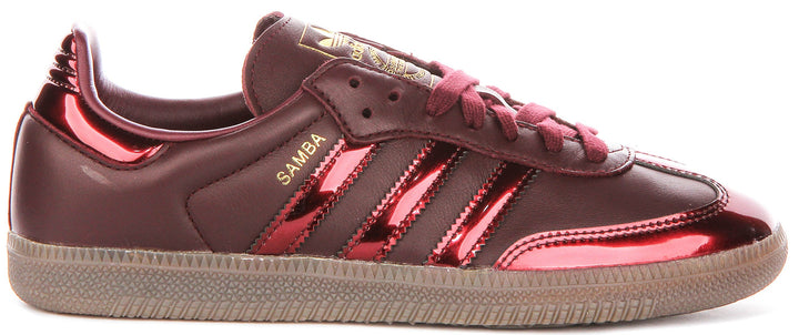 Adidas Samba OG W In Maroon Metalic For Women