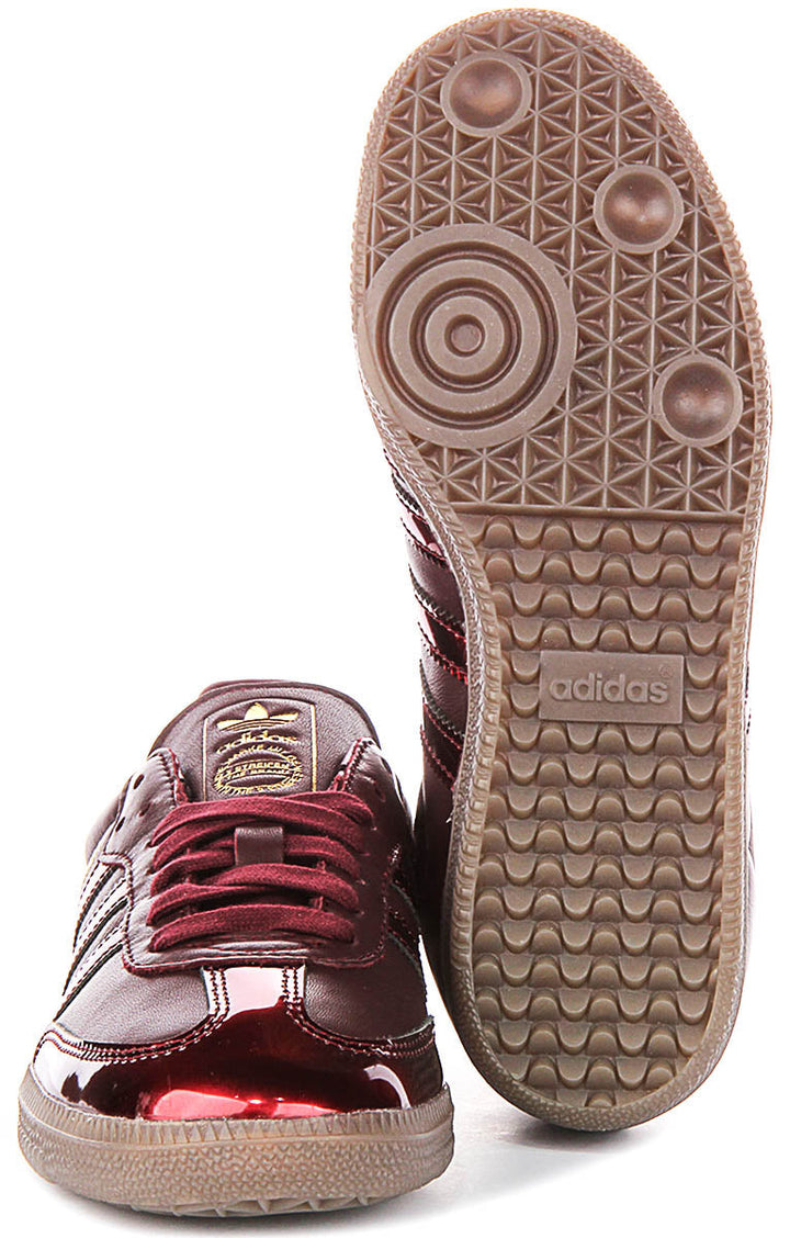 Adidas Samba OG W In Maroon Metalic For Women