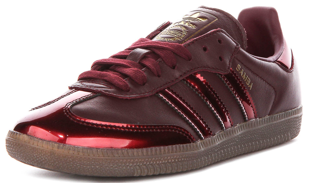 Adidas Samba OG W In Maroon Metalic For Women
