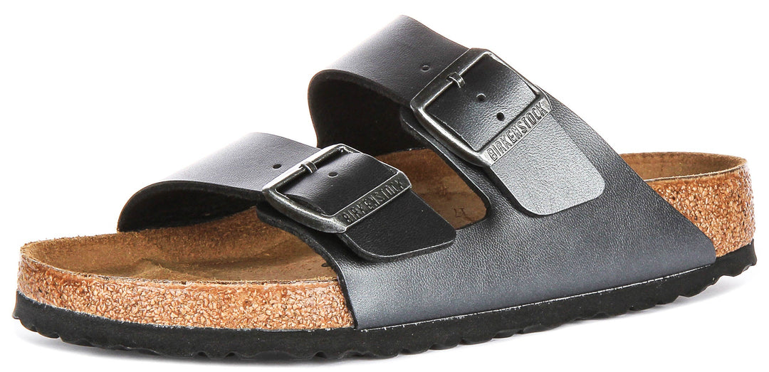 Birkenstock Arizona BS en Metal Black | Coupe Regular