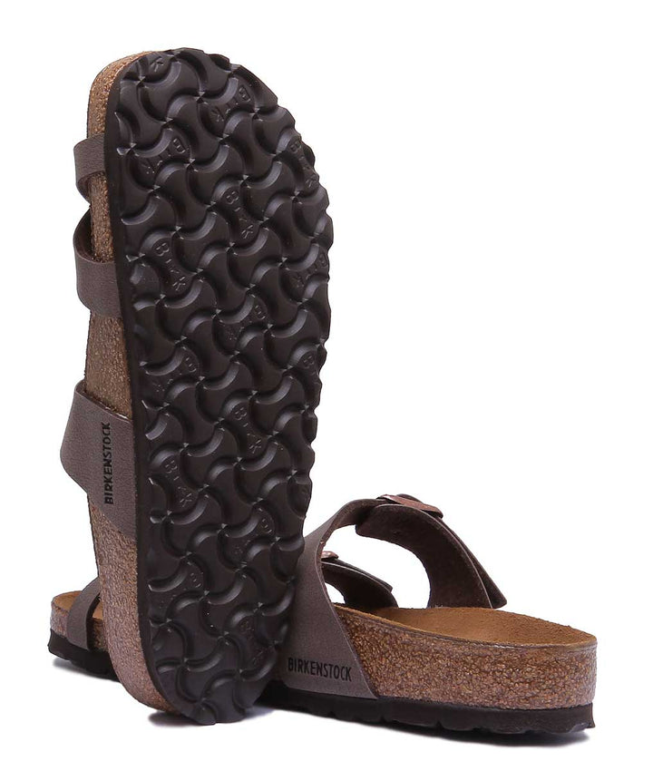 Birkenstock Mayari Sandale à lanières Birko Flor pour femmes en moca