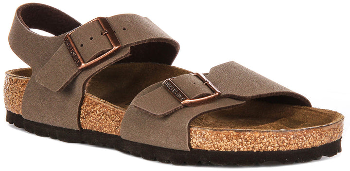 Birkenstock New York Kids en Moca pour Juniors