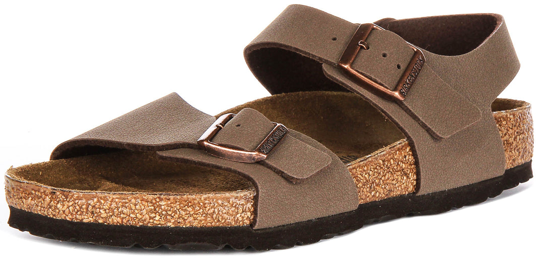 Birkenstock New York Kids en Moca pour Juniors