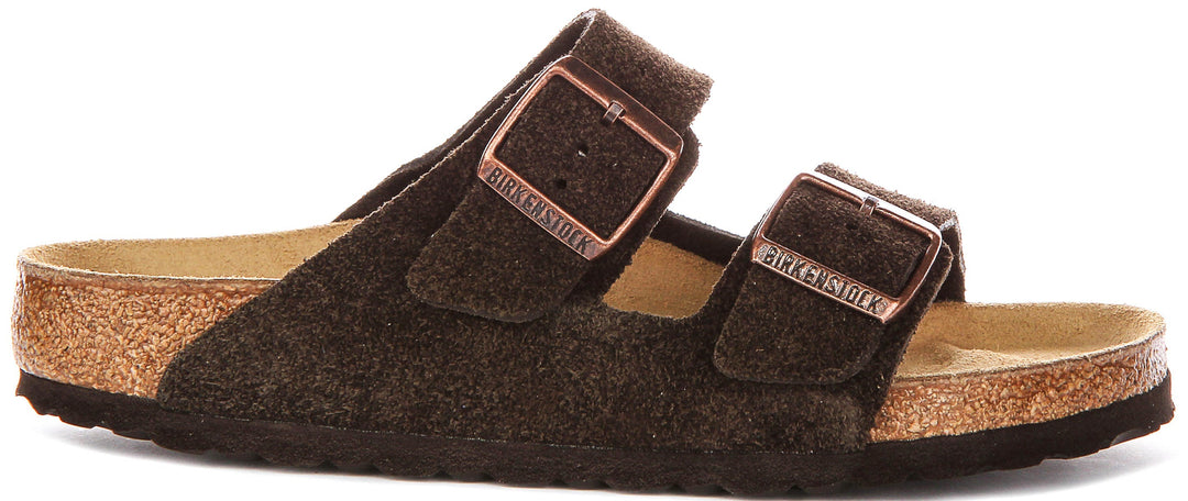 Birkenstock Arizon Bs In Moca Suede| Regular Fit