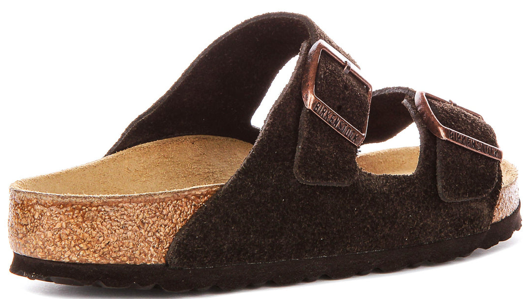 Birkenstock Arizon Bs In Moca Suede| Regular Fit