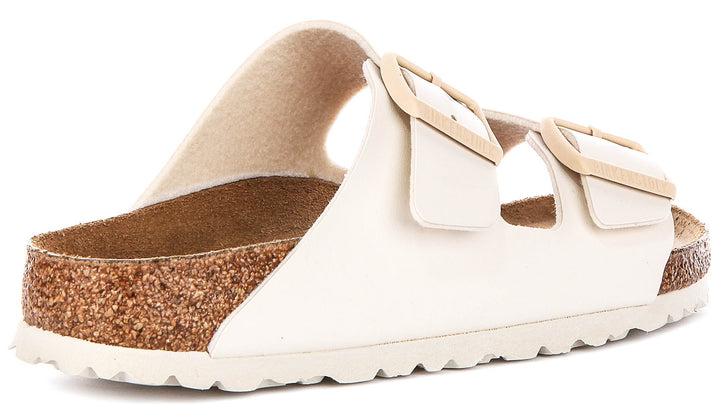 Birkenstock Arizona BS In Off White For Women | Narrow Fit Sandals