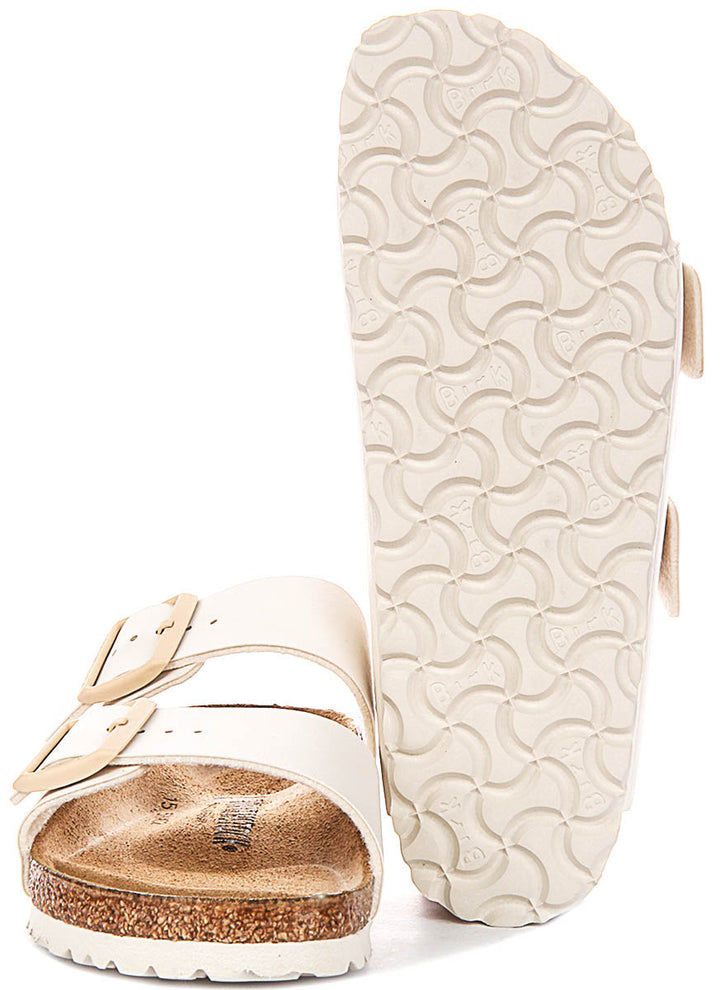 Birkenstock Arizona BS In Off White For Women | Narrow Fit Sandals