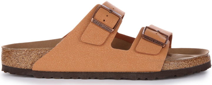 Birkenstock Arizona BS Sandale végane Birko Flor à deux lanières poure en pêche