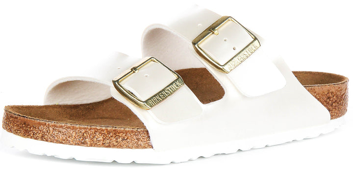 Birkenstock Arizona BS en Blanc Perle pour Enfant | Coupe Standard