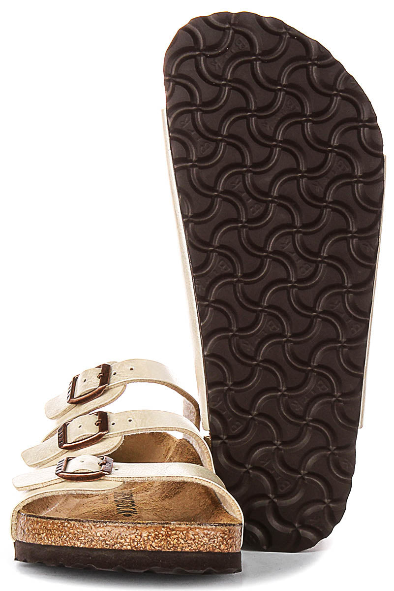 Birkenstock Florida Bs en Blanc Perle | Coupe Standard