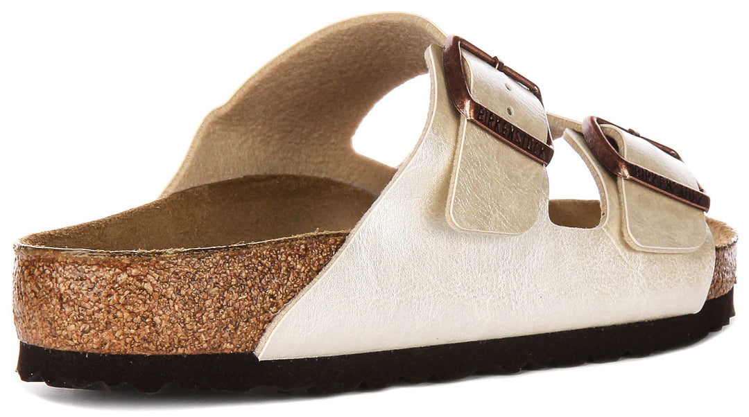Birkenstock Arizona Bs en Blanc Perle | Coupe Standard
