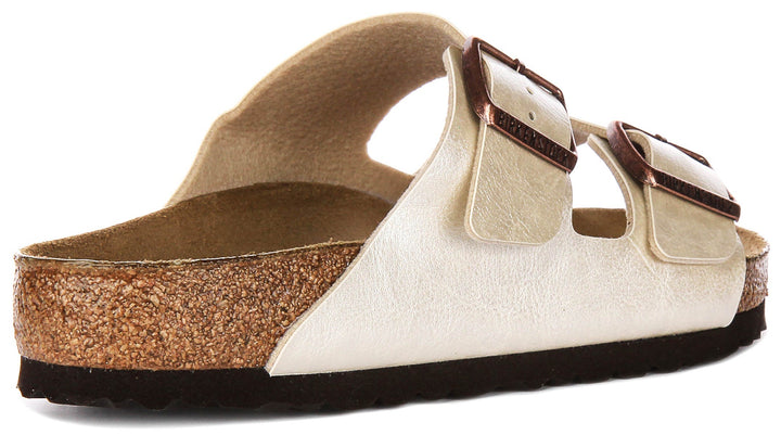 Birkenstock Arizona Bs en Blanc Perle | Coupe Standard