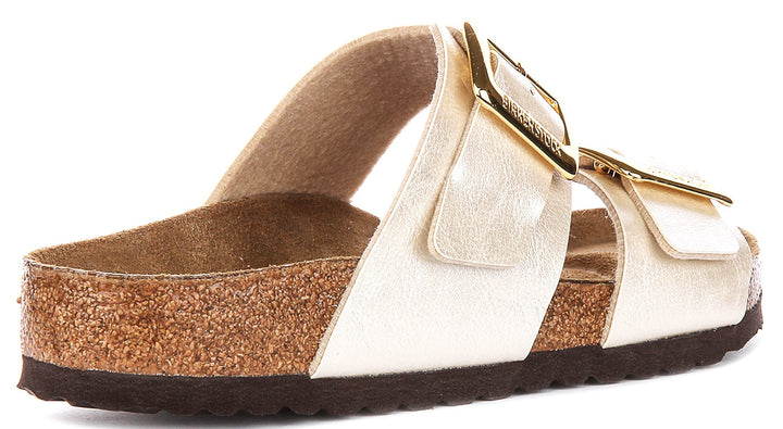Birkenstock Sydney Cushion In Pearl White For Women | Regular Fit