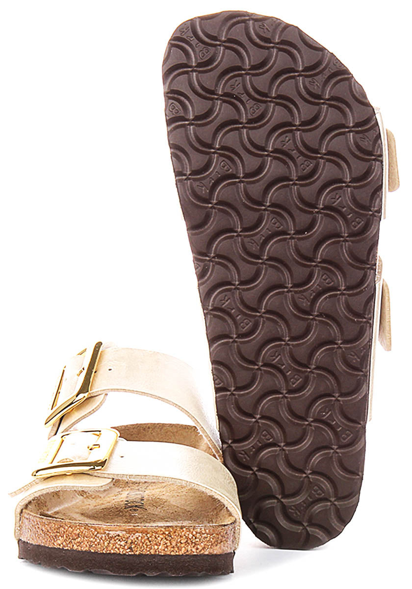 Birkenstock Sydney Cushion In Pearl White For Women | Regular Fit