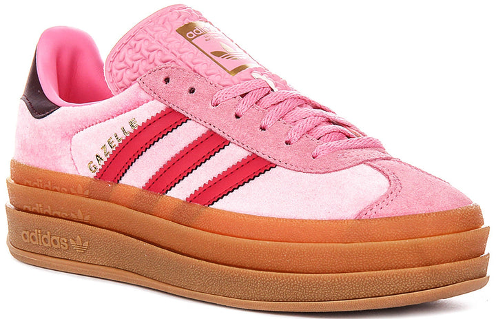 Adidas Gazelle Bold J In Pink Red For Junior