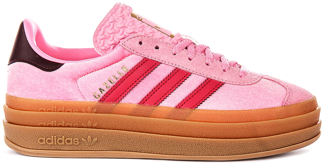 Adidas Gazelle Bold J In Pink Red For Junior