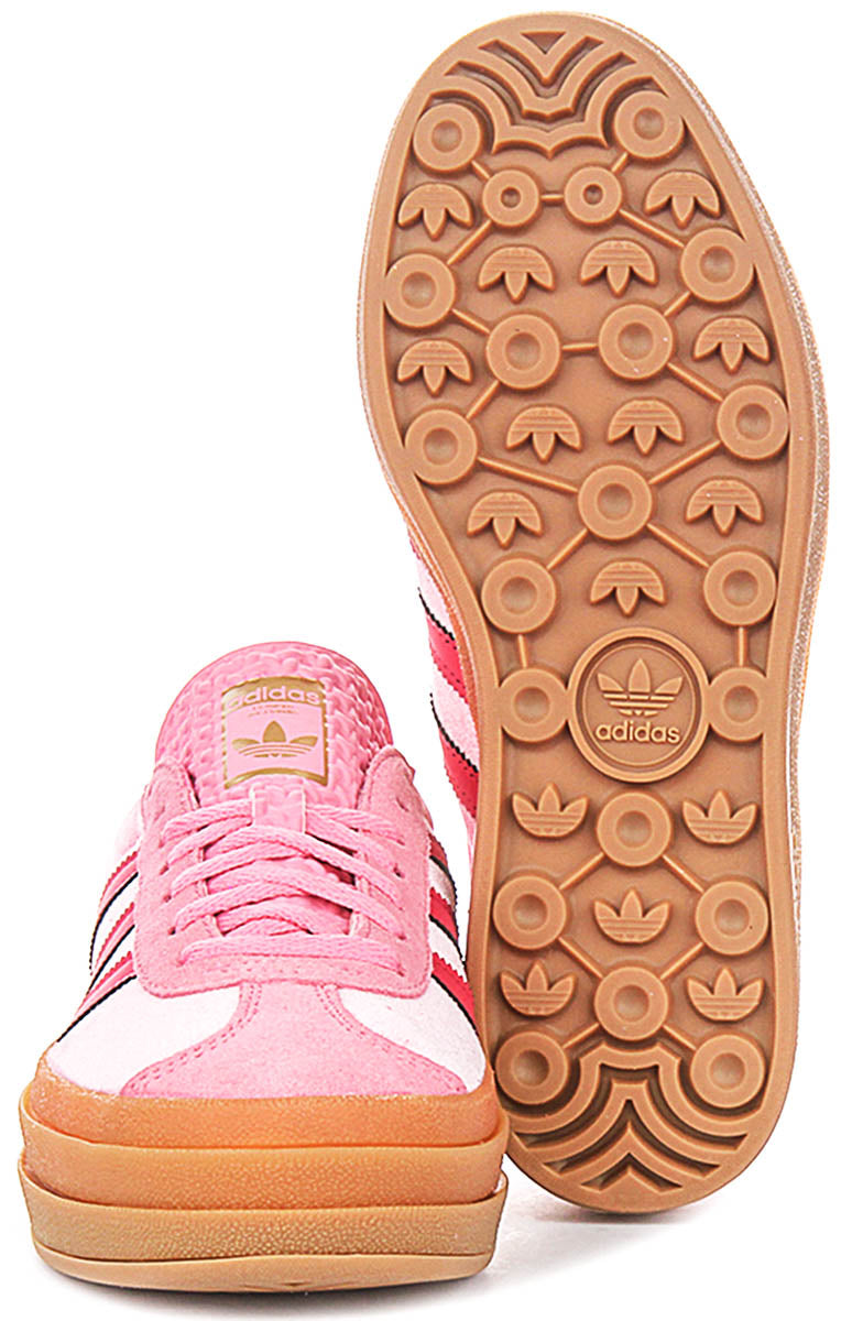 Adidas Gazelle Bold J In Pink Red For Junior