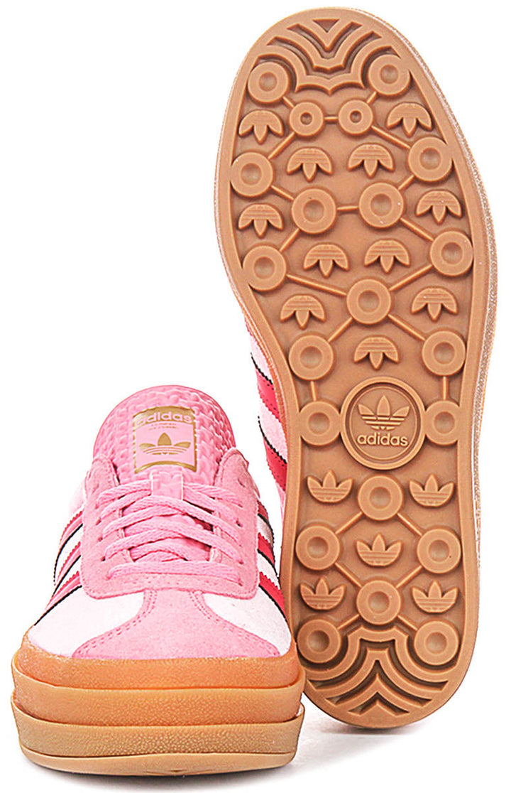 Adidas Gazelle Bold J In Pink Red For Junior