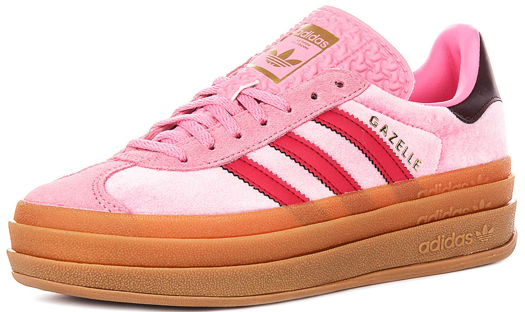 Adidas Gazelle Bold J In Pink Red For Junior