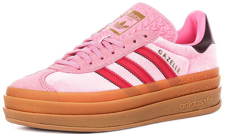 Adidas Gazelle Bold J In Pink Red For Junior