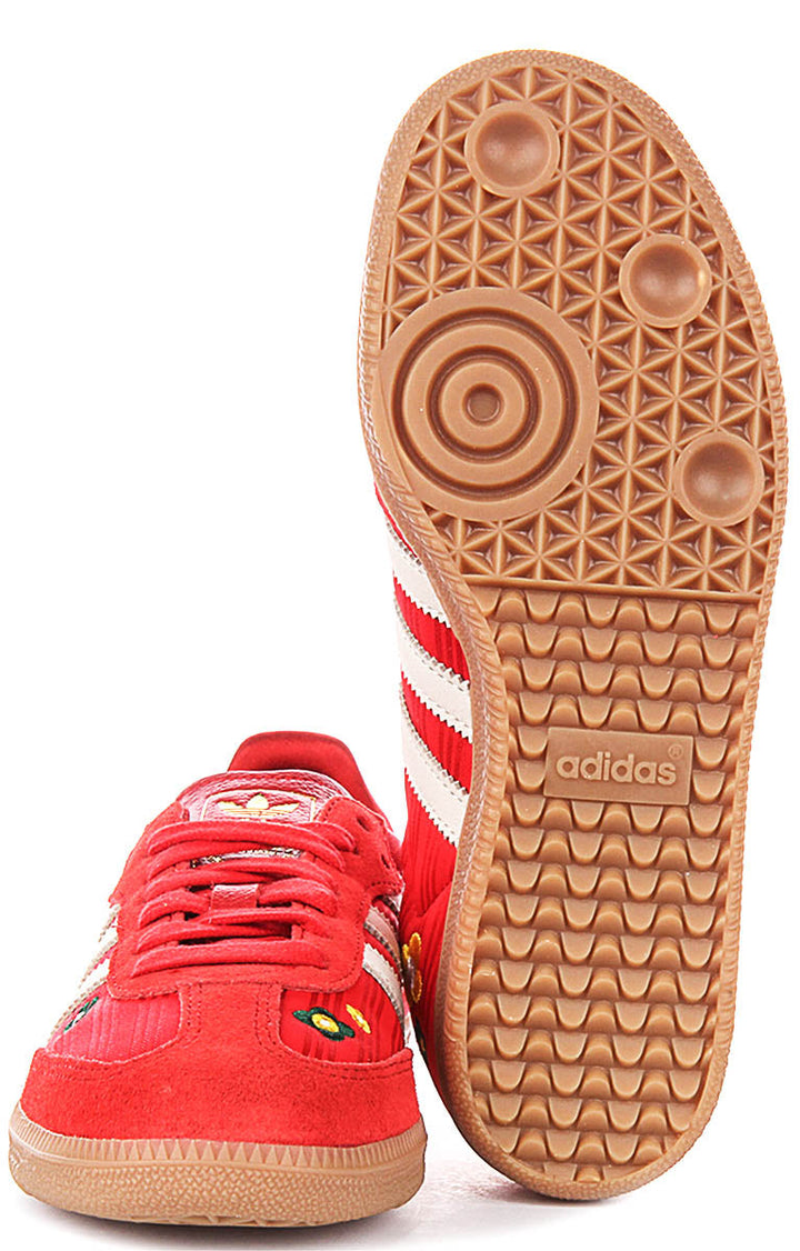 Adidas Samba OG X Liberty Print In Red White For Women