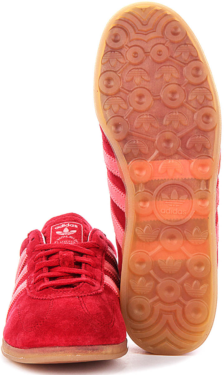 Adidas Gazelle Lo Pro In Red White For Women