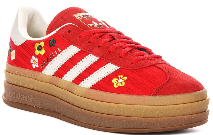 Adidas Gazelle Bold W X Liberty In Red White For Women