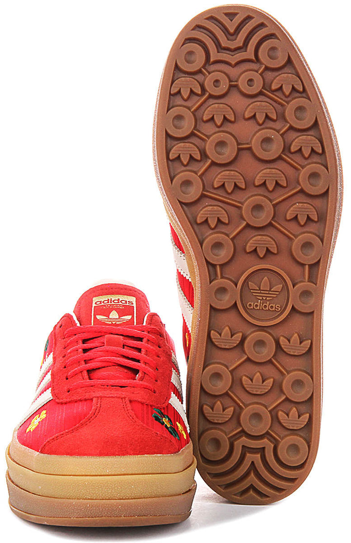 Adidas Gazelle Bold W X Liberty In Red White For Women