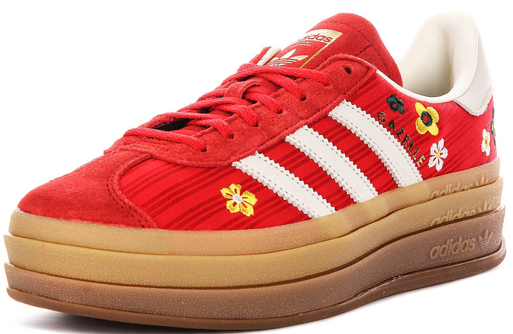 Adidas Gazelle Bold W X Liberty In Red White For Women