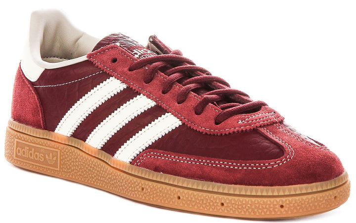 Adidas Handball Spezial In Red Croc Effect