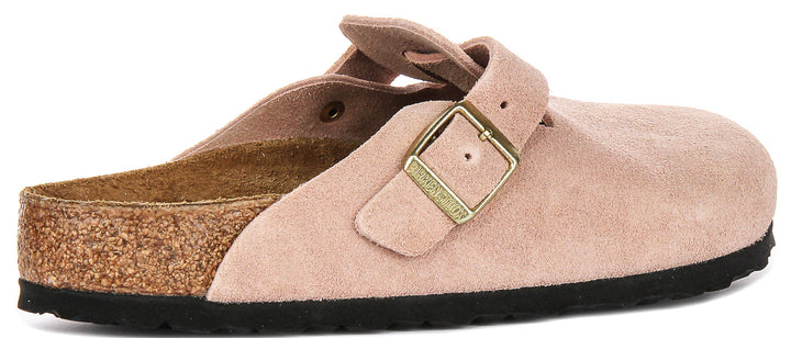 Birkenstock Boston Bs en Rose pour Unisexe
