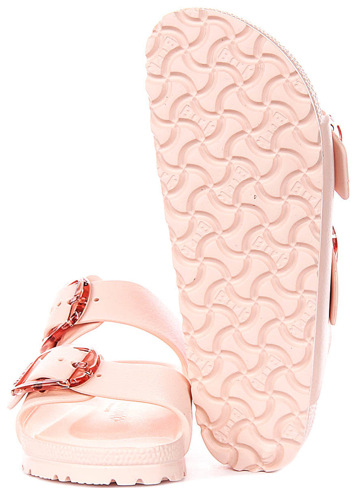Birkenstock Arizona Big Buckle Eva In Rose For Women | Narrow Fit