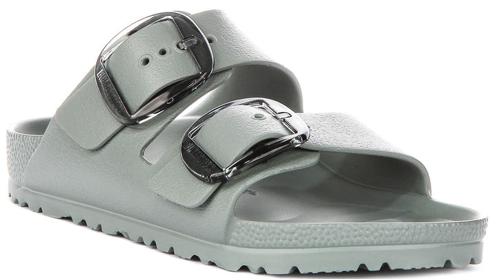 Birkenstock Arizona Big Buckle Eva In Sage Green For Women | Narrow Fit