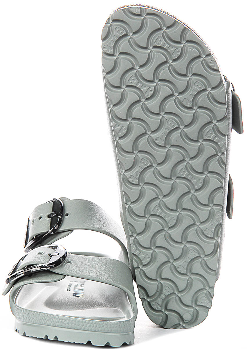 Birkenstock Arizona Big Buckle Eva In Sage Green For Women | Narrow Fit