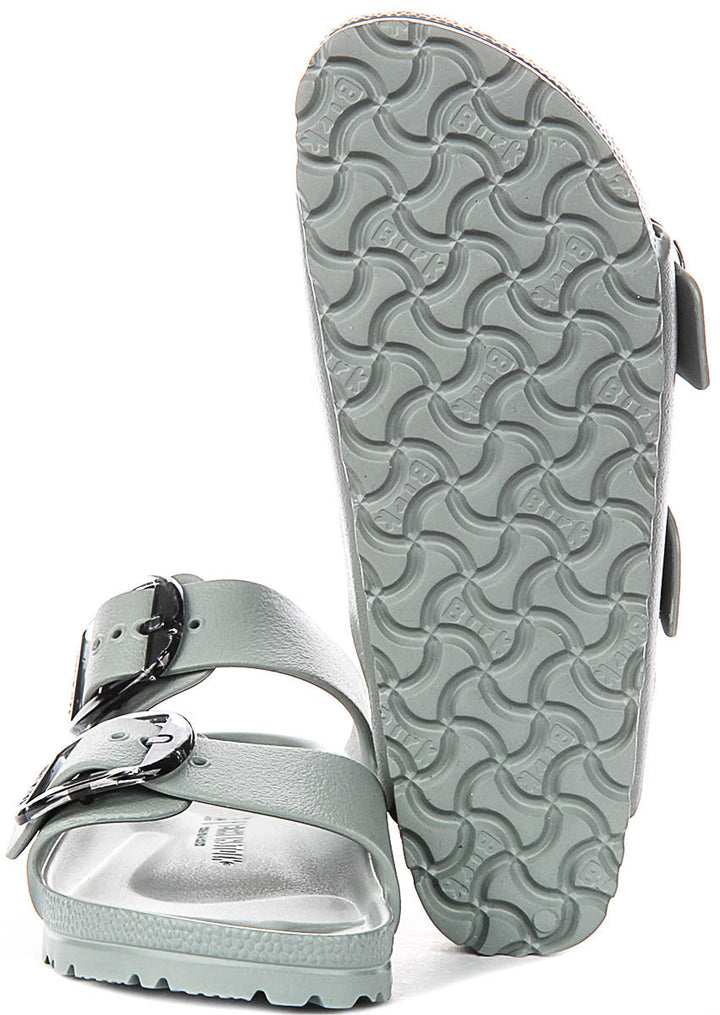 Birkenstock Arizona Big Buckle Eva In Sage Green For Women | Narrow Fit