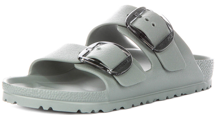 Birkenstock Arizona Big Buckle Eva In Sage Green For Women | Narrow Fit