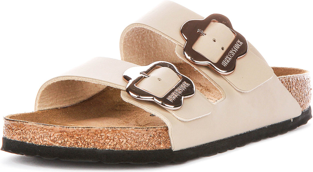 Birkenstock Arizona Floral Kids In Sand For Kid | Regular Fit