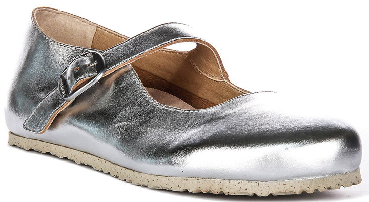 Birkenstock Tracy In Silver For Unisex
