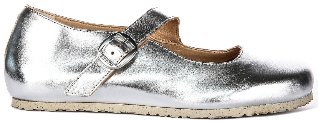Birkenstock Tracy In Silver For Unisex