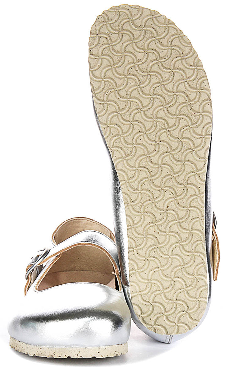Birkenstock Tracy In Silver For Unisex